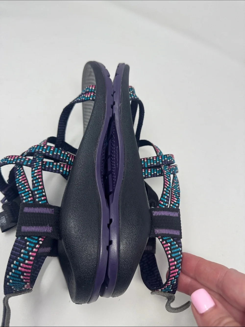 CHACO ECOTREAD SANDALS KIDS SIZE 3 MULTI-COLOR SHOES